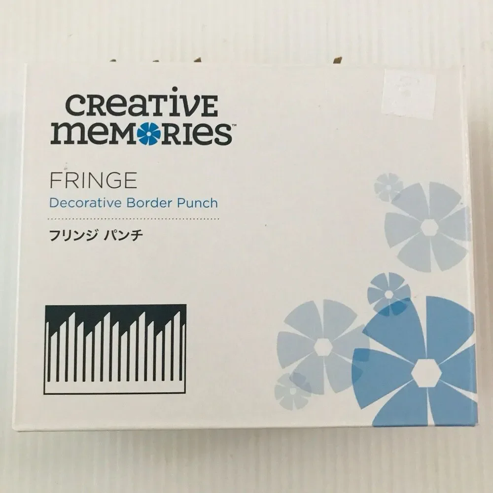 Creative Memories FRINGE Decorative Border Punch Rare NLA